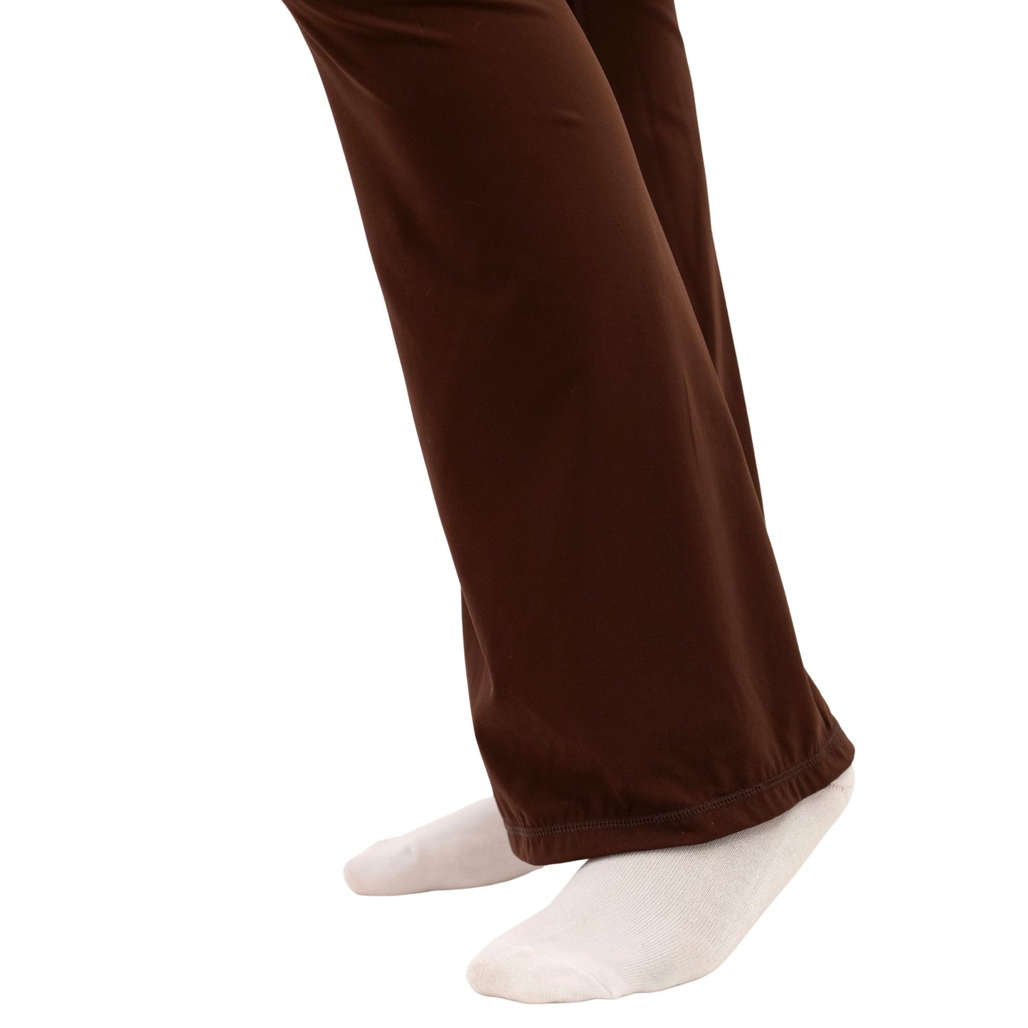 Flared Leggings - Brown