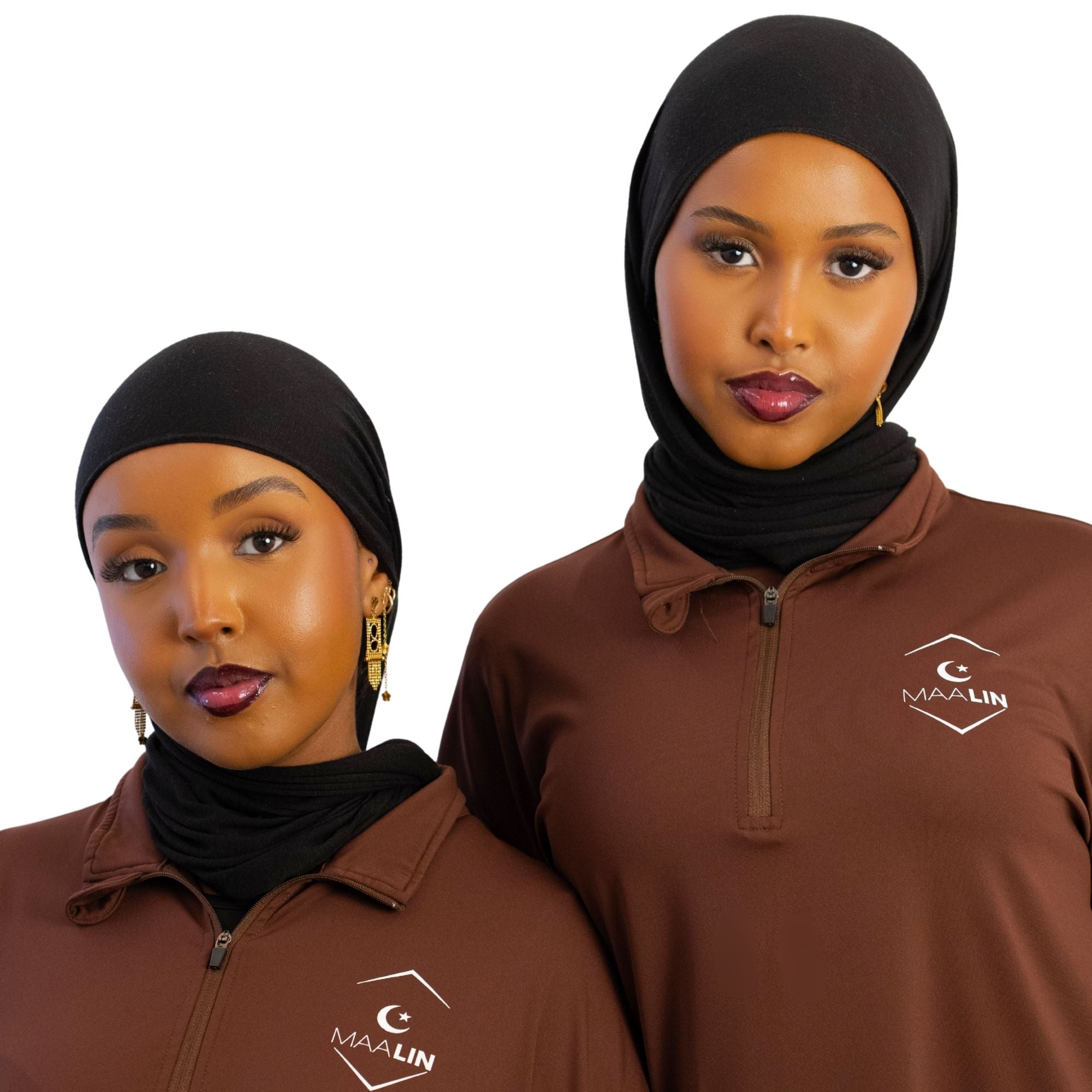 Core Zip Top - Brown – maalinactive