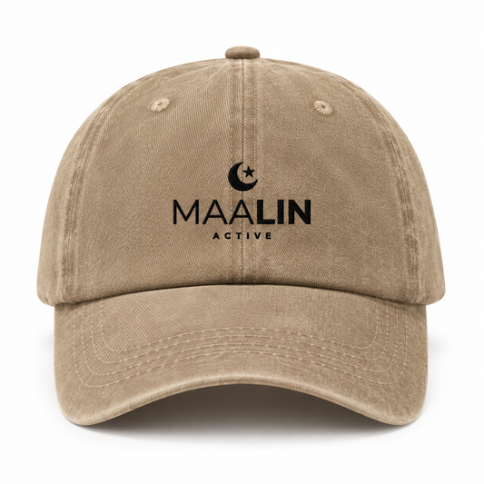 MAALIN Washed Cap - Beige