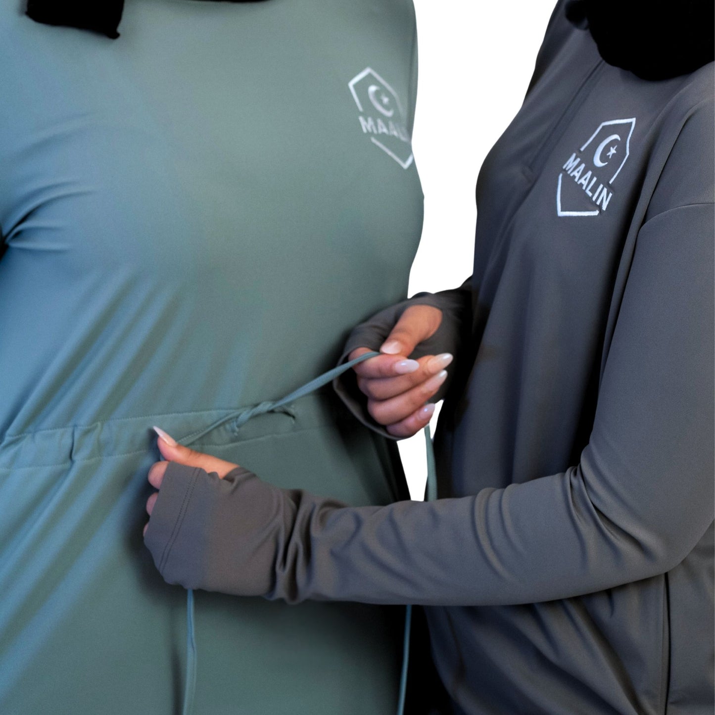 Softform Cinch Tunic Top - Sage